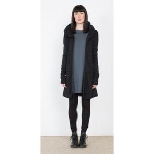 Prairie Underground Long Cloak Hoodie Black XS